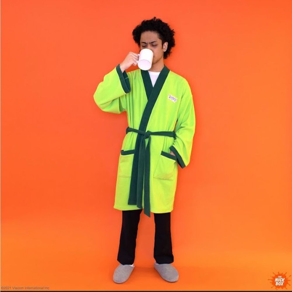 💚Nickelodeon Stu Pickles Rugrats Robe - Nick Box Exclusive NWT L-XXXL 💚